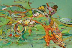 12. ohne Titel, Öl auf Leinwand, 50 x 70cm, 2 017