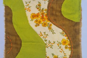 Stoffcollage: Stella, Repro/Foto: Diana Stegemann